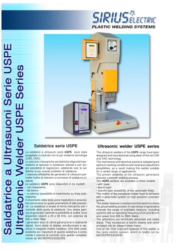 ULTRASONIC WELDER MODEL USPE