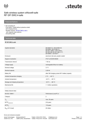 RF GFI SW2.4-safe