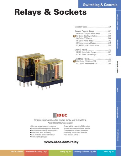 Complete Relay & Socket Catalog