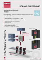 LTM-ECO Thickness Gauging System