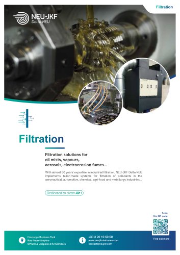 Expertise and Solutions Flyer - Industrial Filtration