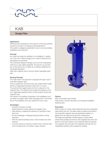 KAB - Sludge filter