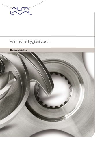 Pumps for hygienic use - the complete line