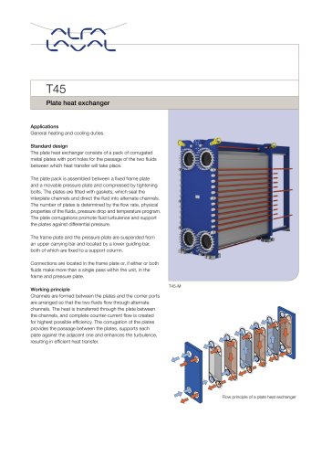 T45 - Plate heat exchanger