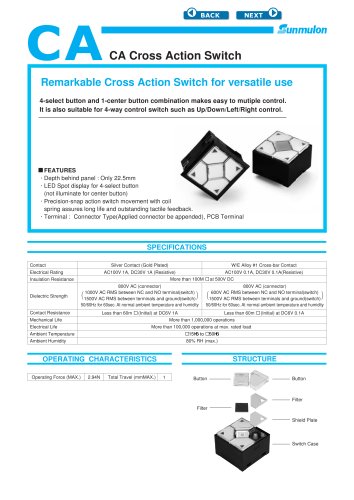  CA Cross Action Switch