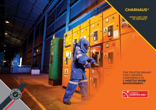 CHARNAUD® SURVIVE-ARC® ELECTRIC ARC FLASH PROTECTIVE WEAR