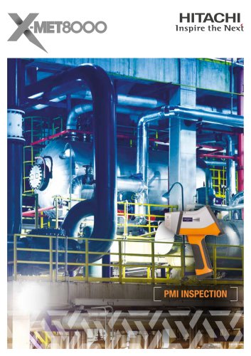 PMI - Inspection using the X-MET8000 handheld XRF analyser