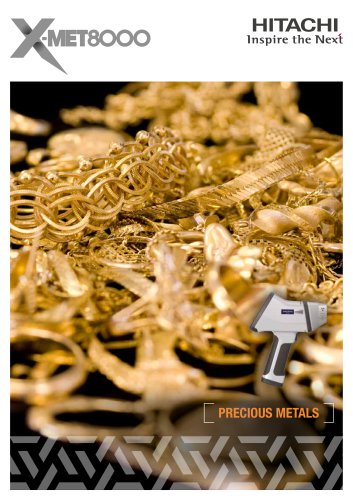 X-MET8000 handheld XRF analyser for analysis of precious metals
