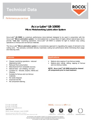 ACCU-LUBE LB-10000