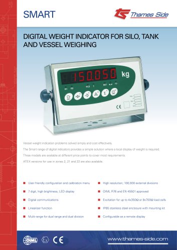 SMART Weight Indicator Data Sheet