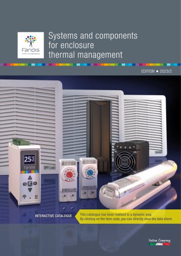 Systems and components for enclosure thermal management