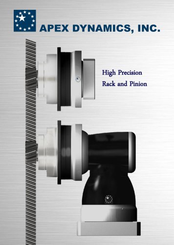 High Precision Rack and Pinion