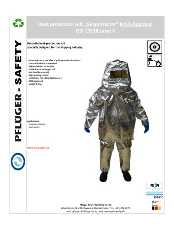 Heat Protection Suit Seaprotector I