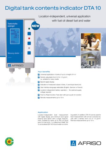 DTA 10 - Digital tank contents indicator