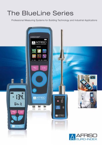 The BlueLine Series - Professional Measuring Systems for Building Technology and Industrial Applications