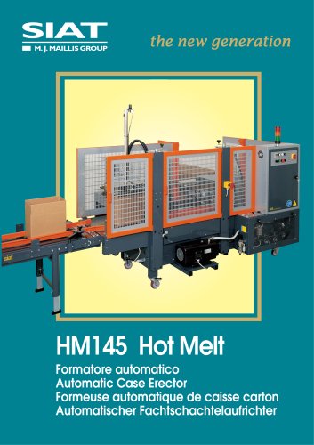 HM145 Automatic Hor melt case erector