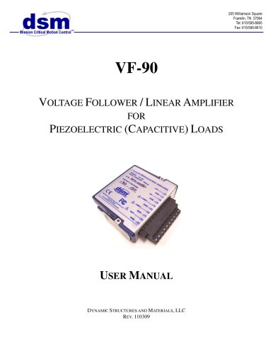 VF-90 VOLTAGE FOLLOWER / LINEAR AMPLIFIER 