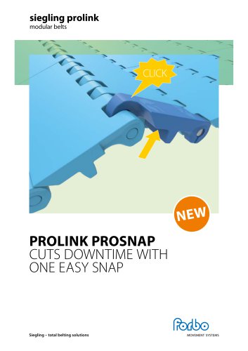 CUTS DOWNTIME WITH ONE EASY SNAP