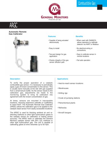 Automatic Remote Gas Calibrator (ARGC) 