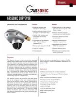 Gassonic Surveyor Ultrasonic Gas Leak Detector