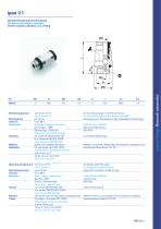Straight male adaptor (parallel)