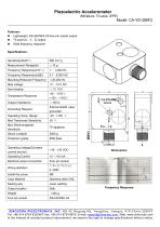 Piezoelectric pressure sensor CA-YD-388F2