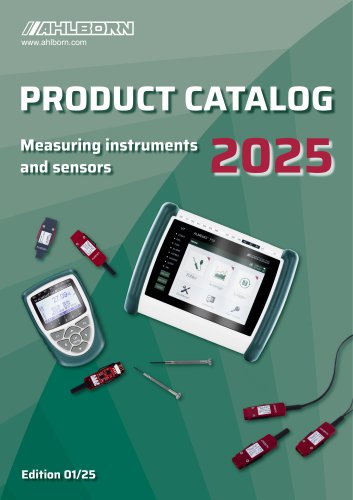 Ahlborn Product Catalog 2025
