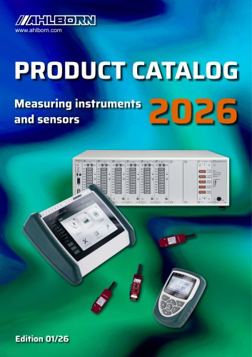 Ahlborn Product Catalog 2026