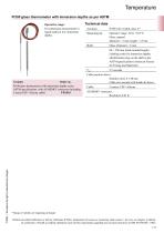 Glass thermometer