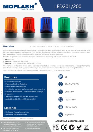 Datasheet - Beacon LED201-200