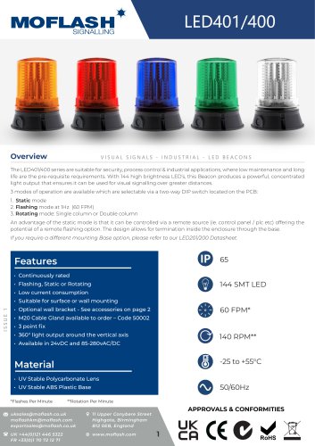 Datasheet - Beacon LED401-400