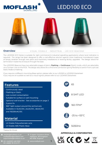 Datasheet - Beacon LEDD100