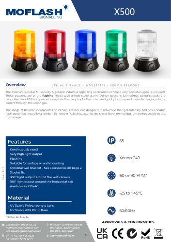 Datasheet - Beacon X500