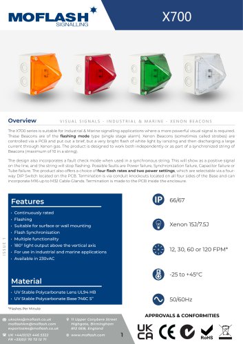 Datasheet - Beacon X700