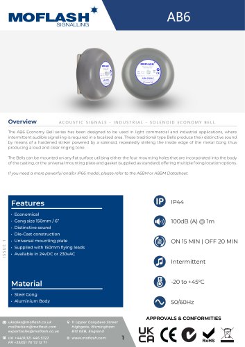Datasheet - Bell AB6