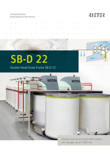 Double-Head Draw Frame SB-D 22