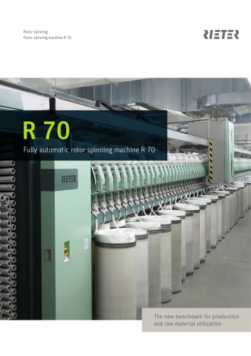 Rotor spinning machine R 70