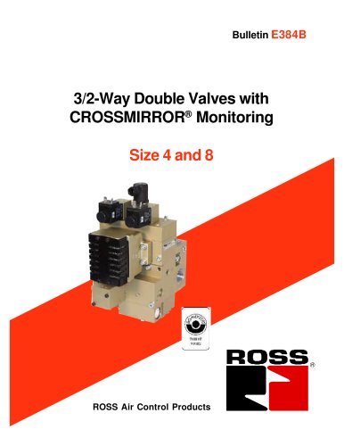 3/2-Way Double Valves with CROSSMIRROR® Monitoring