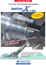 Low Cost Anti-Vibration Boring Bars SumitTurn X-Bar Series.