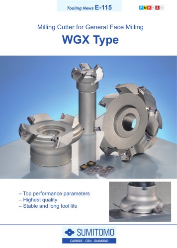 WGX Type Milling Cutter for General Face Milling