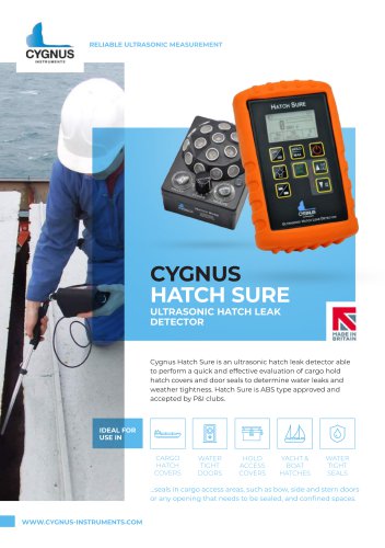 Cygnus Hatch Sure Ultrasonic Leak Detector