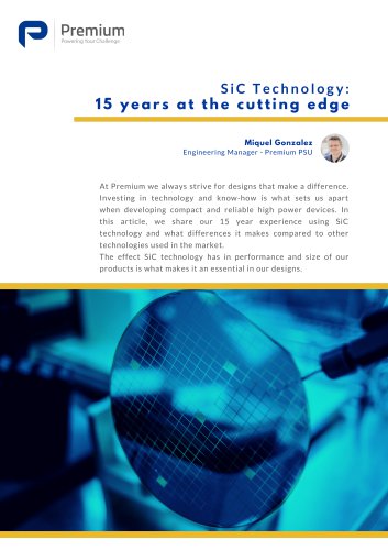 SiC Technology : 15 years at the cutting edge