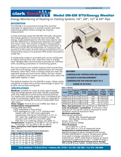 Clark Sonic Ultrasonic Products