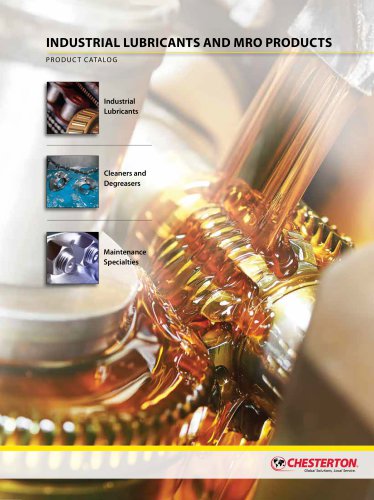 MRO Chemicals - Industrial Lubricants, Cleaners, Metal Working Fluids, and Maintenance Specialties