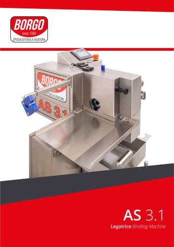 AS 3.1 Legatrice Binding Machine