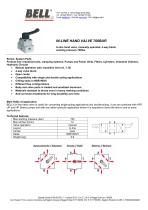 SYSTEM PARTS - IN LINE HAND VALVE