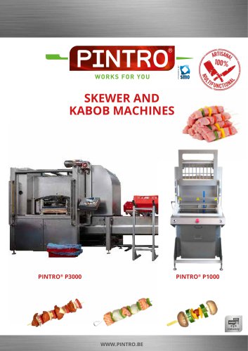 SKEWER AND KABOB MACHINES P1000 - P3000