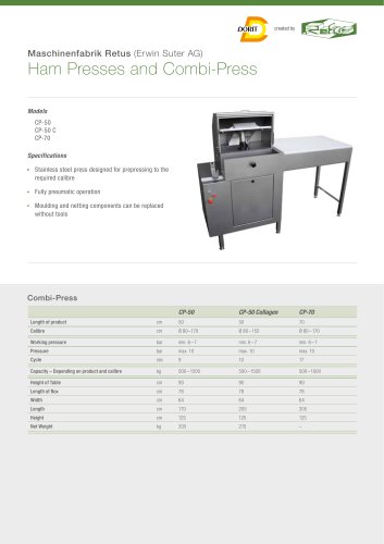 Ham Presses and Combi-Press