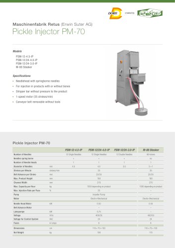 Pickle Injector PM-70