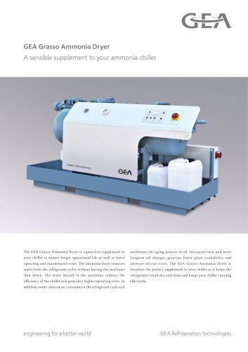 GEA Grasso Ammonia Dryer